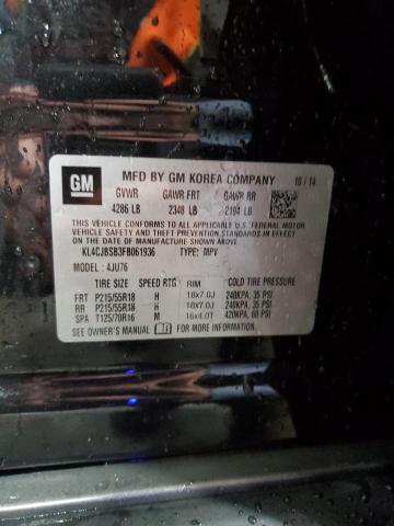 KL4CJBSB3FB061936 - 2015 BUICK ENCORE CONVENIENCE 石墨色 照片 13