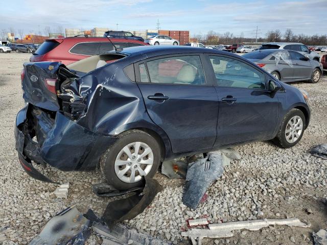 KNADN4A39C6060523 - 2012 KIA RIO EX BLUE photo 3