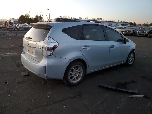 JTDZN3EU5E3304582 - 2014 TOYOTA PRIUS V BLUE photo 3