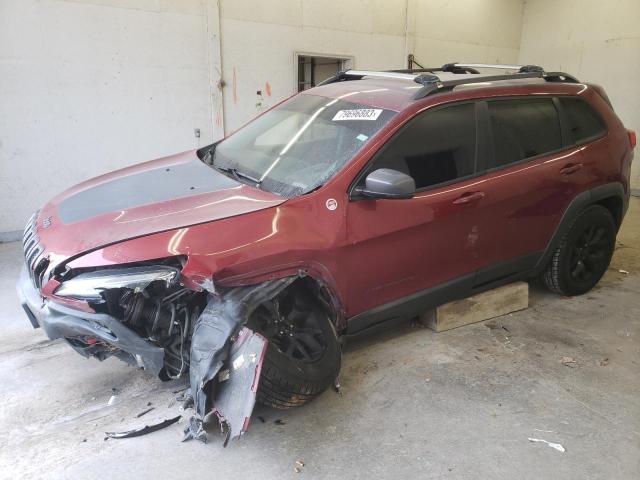 1C4PJMBS4FW729741 - 2015 JEEP CHEROKEE TRAILHAWK 栗色 照片 1