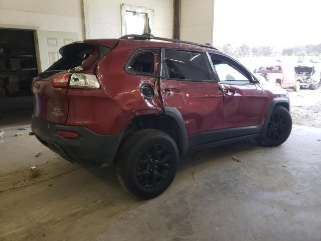 1C4PJMBS4FW729741 - 2015 JEEP CHEROKEE TRAILHAWK 栗色 照片 3