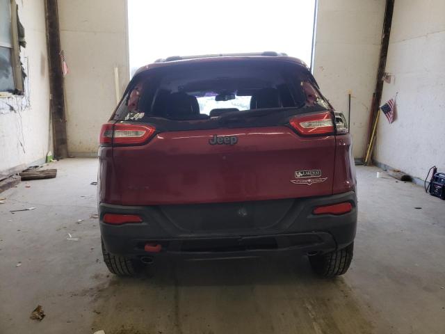 1C4PJMBS4FW729741 - 2015 JEEP CHEROKEE TRAILHAWK 栗色 照片 6