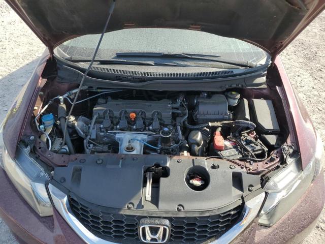 19XFB2F9XFE105490 - 2015 HONDA CIVIC EXL MAROON photo 11