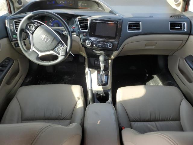 19XFB2F9XFE105490 - 2015 HONDA CIVIC EXL მუქწითელი ფოტო 8