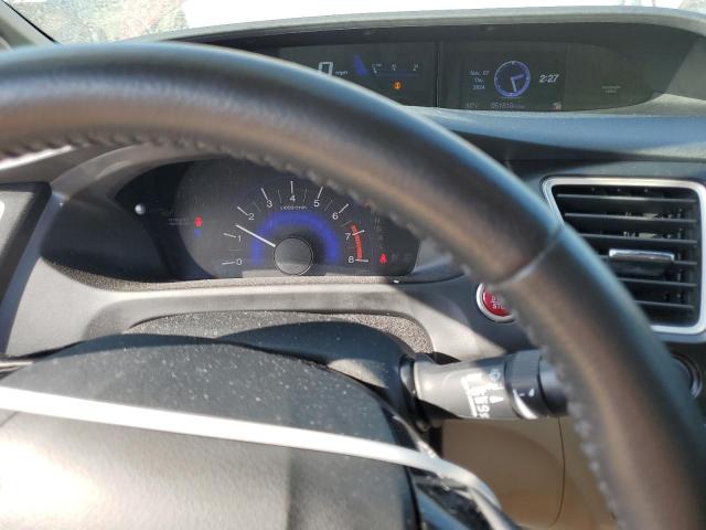 19XFB2F9XFE105490 - 2015 HONDA CIVIC EXL მუქწითელი ფოტო 9