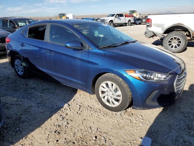 5NPD74LF8JH295714 - 2018 HYUNDAI ELANTRA SE BLUE photo 4