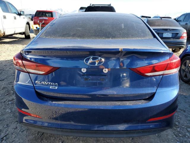 5NPD74LF8JH295714 - 2018 HYUNDAI ELANTRA SE BLUE photo 6