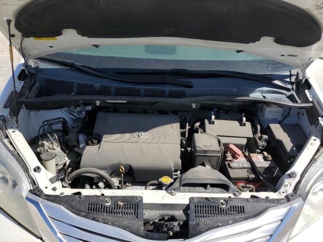 5TDYK3DC2DS353636 - 2013 TOYOTA SIENNA XLE WHITE photo 12