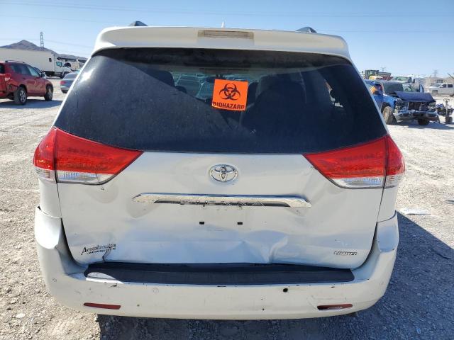 5TDYK3DC2DS353636 - 2013 TOYOTA SIENNA XLE WHITE photo 6