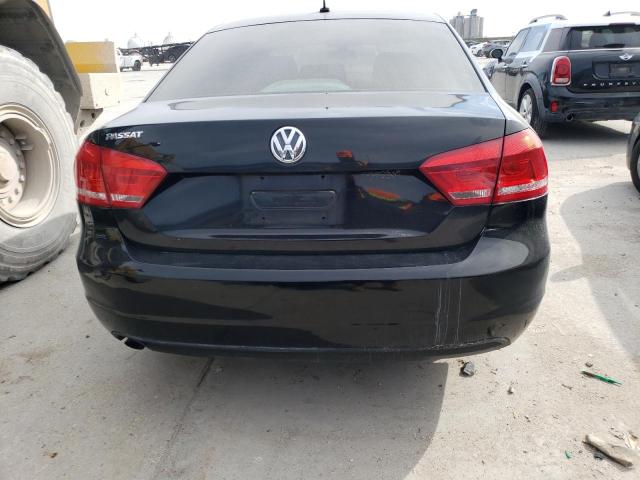 1VWAP7A36DC081671 - 2013 VOLKSWAGEN PASSAT S BLACK photo 6