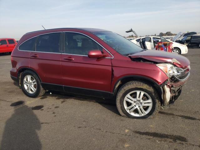 5J6RE3H70AL050452 - 2010 HONDA CR-V EXL BURGUNDY photo 4