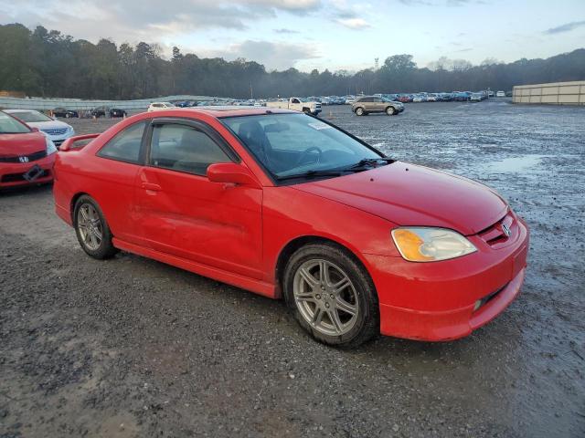 1HGEM21992L041698 - 2002 HONDA CIVIC EX RED photo 4