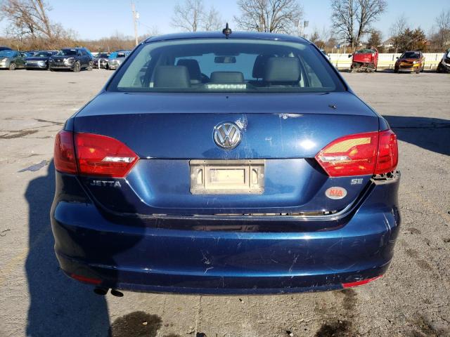 3VWD07AJ3EM333134 - 2014 VOLKSWAGEN JETTA SE BLUE photo 6