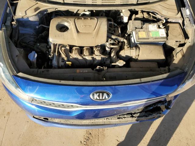 3KPA24AB8KE249355 - 2019 KIA RIO S BLUE photo 11