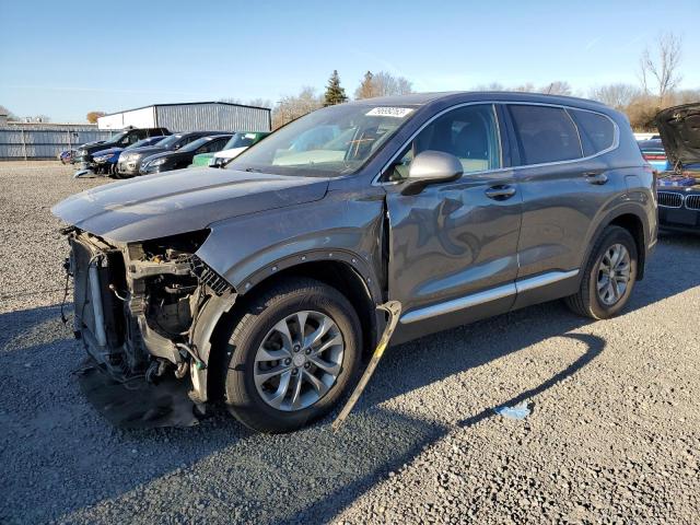 5NMS23AD7LH144980 - 2020 HYUNDAI SANTA FE SE GRAY photo 1