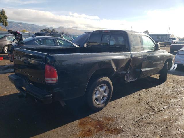 1B7GL22X1YS566700 - 2000 DODGE DAKOTA BLACK photo 3