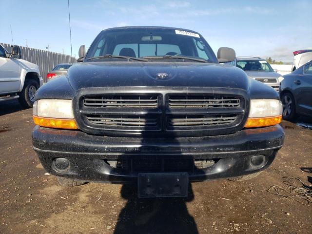 1B7GL22X1YS566700 - 2000 DODGE DAKOTA BLACK photo 5