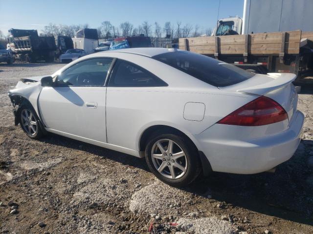 1HGCM82624A002920 - 2004 HONDA ACCORD EX WHITE photo 2