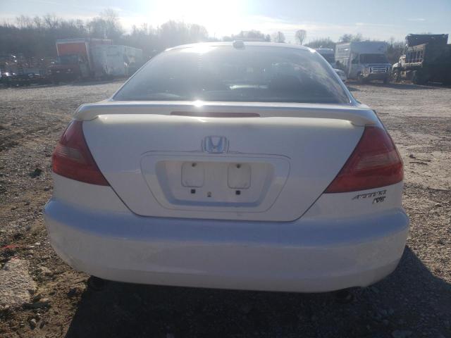 1HGCM82624A002920 - 2004 HONDA ACCORD EX WHITE photo 6