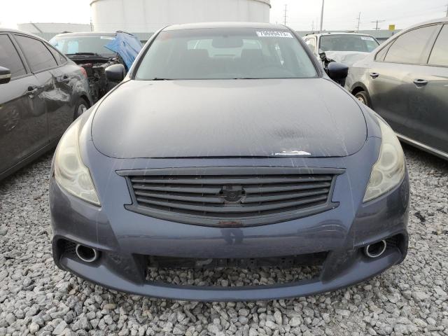 JN1CV6AP9CM934140 - 2012 INFINITI G37 BASE BLUE photo 5