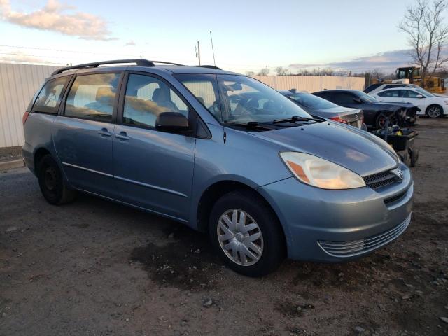 5TDZA23C74S025714 - 2004 TOYOTA SIENNA CE BLUE photo 4