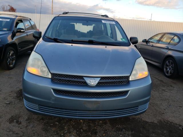 5TDZA23C74S025714 - 2004 TOYOTA SIENNA CE BLUE photo 5