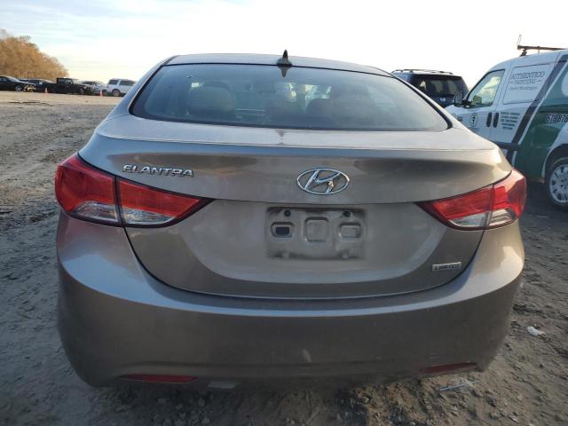 5NPDH4AEXDH301475 - 2013 HYUNDAI ELANTRA GLS GOLD photo 6