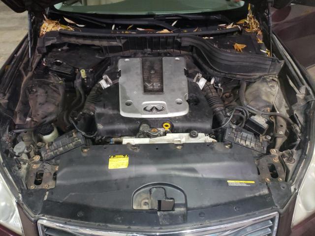 JN1AJ0HR2BM852451 - 2011 INFINITI EX35 BASE Բորդո լուսանկար 12