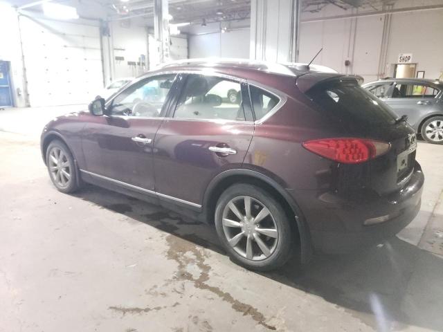 JN1AJ0HR2BM852451 - 2011 INFINITI EX35 BASE Բորդո լուսանկար 2