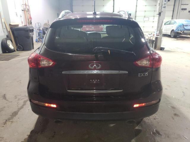 JN1AJ0HR2BM852451 - 2011 INFINITI EX35 BASE Բորդո լուսանկար 6
