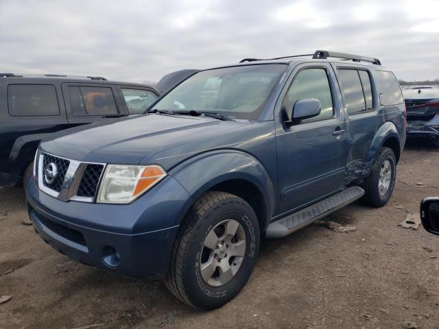 5N1AR18W36C634513 - 2006 NISSAN PATHFINDER LE BLUE photo 1