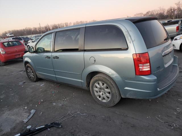 2A8HR44H18R744250 - 2008 CHRYSLER TOWN & COU LX TURQUOISE photo 2