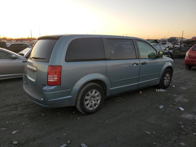 2A8HR44H18R744250 - 2008 CHRYSLER TOWN & COU LX TURQUOISE photo 3