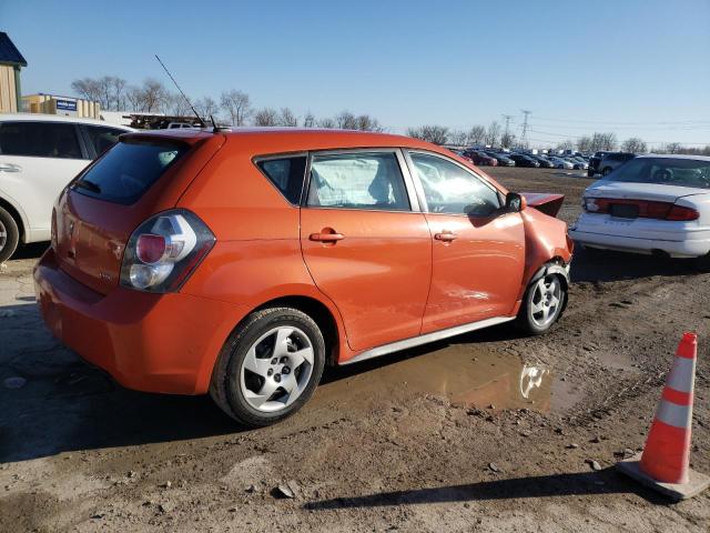 5Y2SP6E82AZ400211 - 2010 PONTIAC VIBE ORANGE photo 3