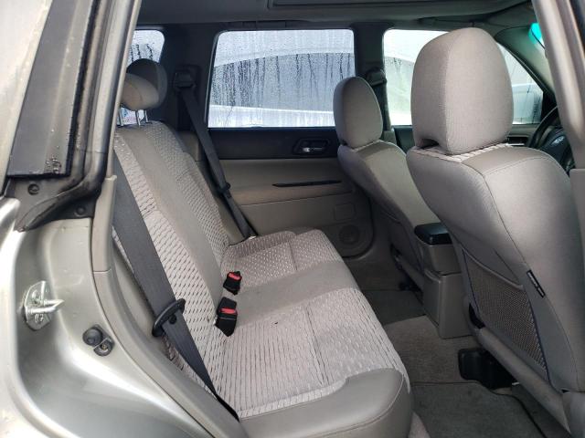 JF1SG656X5H729643 - 2005 SUBARU FORESTER 2.5XS Серебристый фото 10