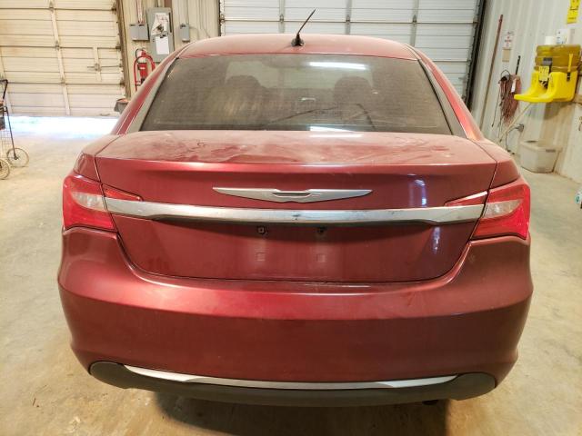 1C3CCBBB3CN192590 - 2012 CHRYSLER 200 TOURING RED photo 6