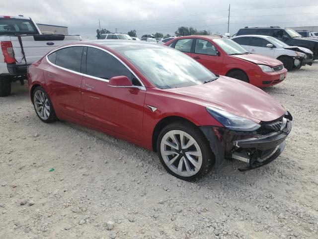 5YJ3E1EA3JF019277 - 2018 TESLA MODEL 3 RED photo 4