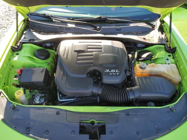 2C3CDXBG8KH662884 - 2019 DODGE CHARGER SXT GREEN photo 11