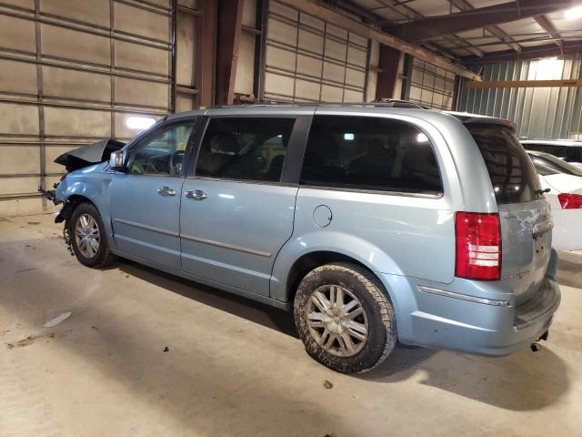 2A8HR64X58R826310 - 2008 CHRYSLER TOWN&COUNT LIMITED BLUE photo 2