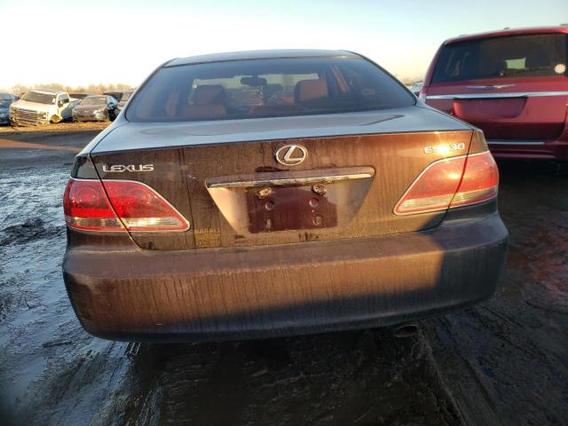 JTHBA30G855081259 - 2005 LEXUS ES 330 MAROON photo 6