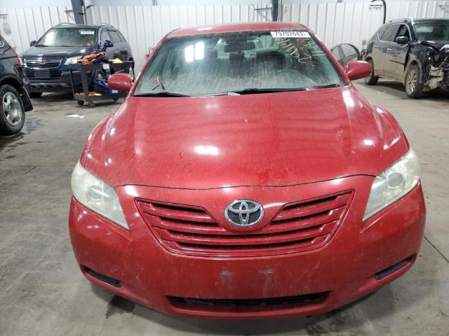 4T1BK46K97U013590 - 2007 TOYOTA CAMRY LE RED photo 5