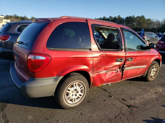 1D4GP25R96B599929 - 2006 DODGE CARAVAN SE RED photo 3