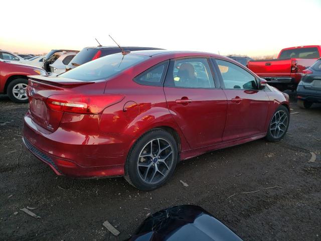 1FADP3F22FL339668 - 2015 FORD FOCUS SE RED photo 3