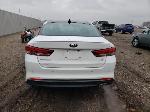 5XXGT4L39JG238187 - 2018 KIA OPTIMA LX WHITE photo 6