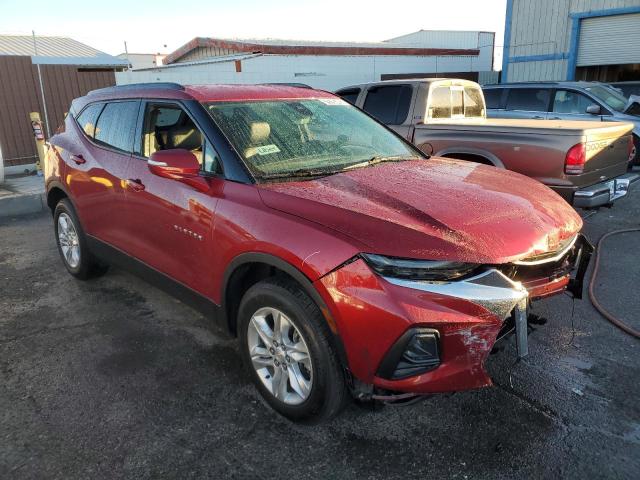 3GNKBJRS6MS560771 - 2021 CHEVROLET BLAZER 3LT RED photo 4