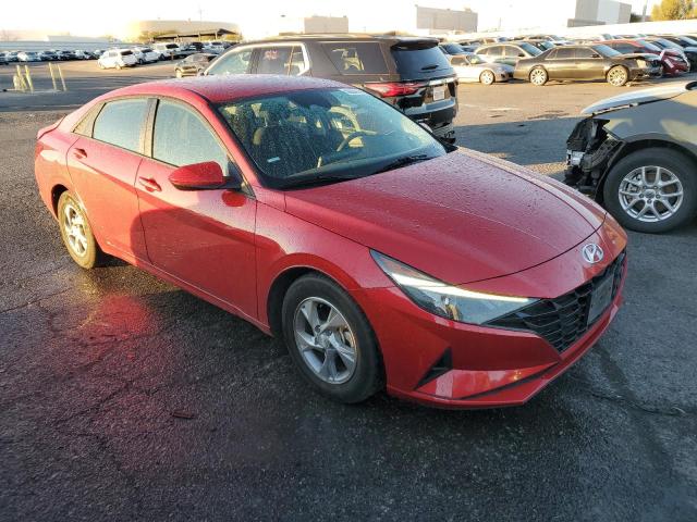 5NPLL4AG4MH011194 - 2021 HYUNDAI ELANTRA SE RED photo 4