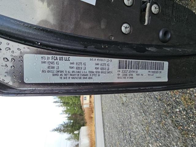 2C3CDZFJ6FH744118 - 2015 DODGE CHALLENGER R/T SCAT PACK GRAY photo 10