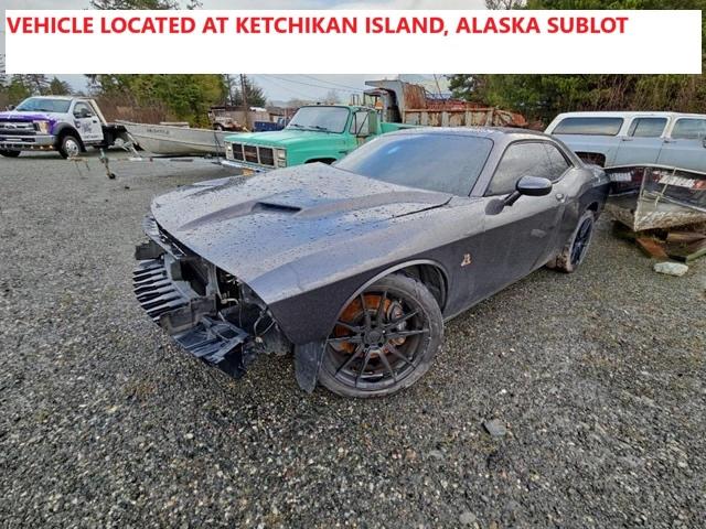 2C3CDZFJ6FH744118 - 2015 DODGE CHALLENGER R/T SCAT PACK GRAY photo 2