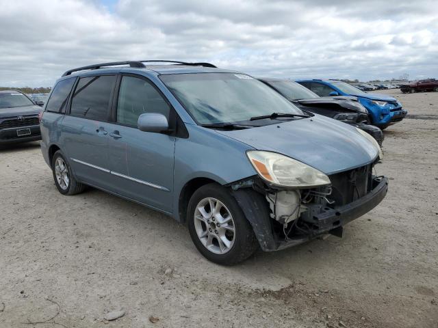 5TDZA22C95S236481 - 2005 TOYOTA SIENNA XLE BLUE photo 4