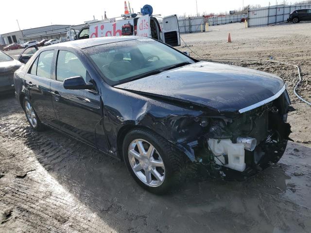 1G6DW677750210160 - 2005 CADILLAC STS BLUE photo 4